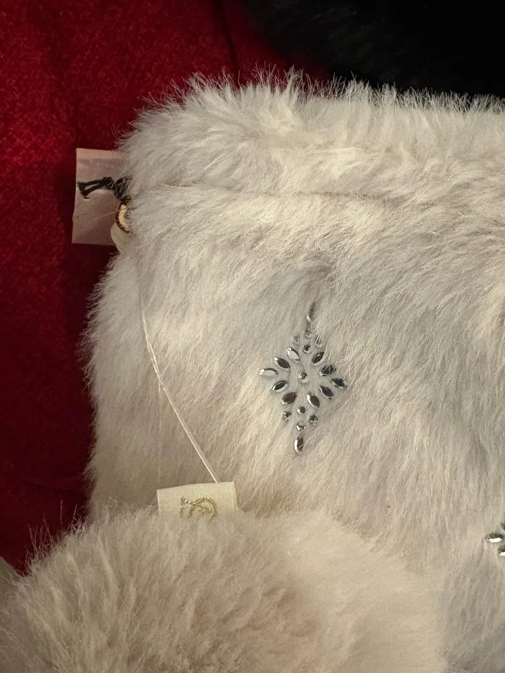 Victoria Secret Ivory Faux Fur Bvlgari BeauTEA Bundle